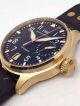 Replica IWC Schaffhausen Automatic Watch Blue Dial Black Leather  (5)_th.jpg